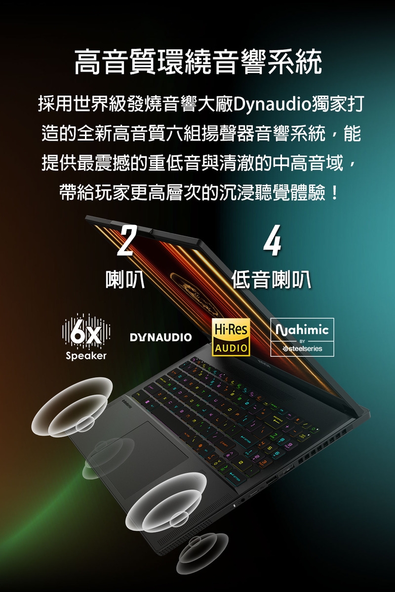 MSI 微星 Stealth 16 AI A2HW Intel Ultra 7超強處理器 / NVIDIA RTX 5060 8GB電競級顯示卡 電競筆電