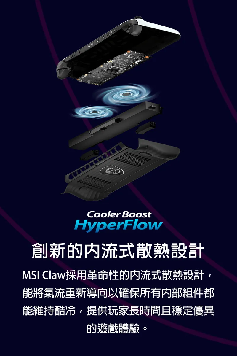MSI 微星 Claw 8 AI+ A2VM 極地風暴特仕版 Polar Tempest Edition 電競掌機