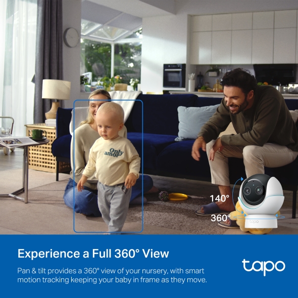 TP-Link Tapo C840 旋轉式智慧嬰兒攝影機