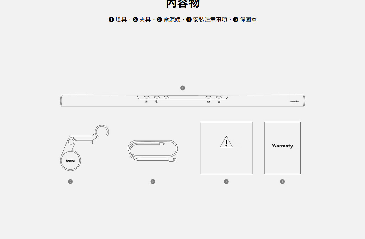 BenQ WiT ScreenBar螢幕智能掛燈-黑 ( DEBD5X-A9008QOFH-000 ),U52520053,BenQWiTScreenBar螢幕智能掛燈-黑(DEBD5X-A9008QOFH-000),原廠保固,大量採購歡迎洽詢,品質保證
