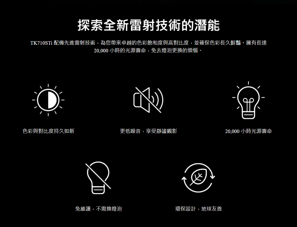 BenQ TK710STi 4K雷射短焦投影機3200,U52520076,BenQTK710STi4K雷射短焦投影機3200,原廠保固,大量採購歡迎洽詢,品質保證