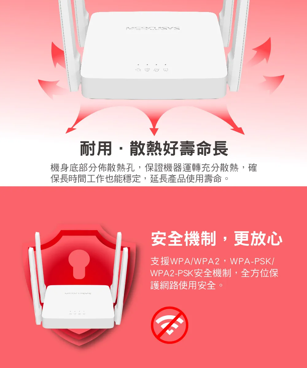 Mercusys 水星 AC10 AC1200 無線雙頻路由器