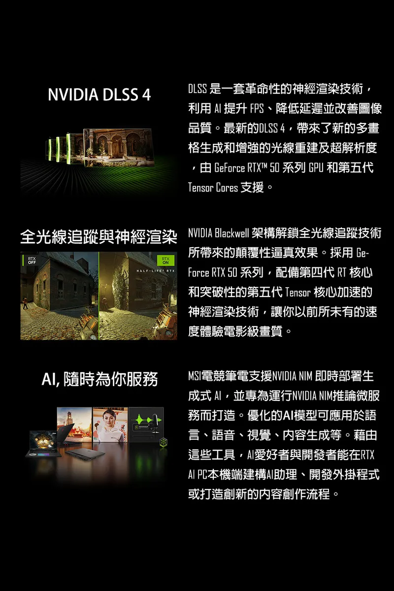 MSI 微星 Crosshair 16 HX Intel Core i7-14700/NVIDIA RTX 4060 8GB 入門級電競筆電