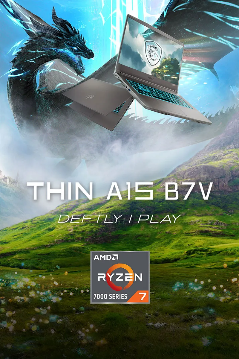 MSI 微星 Thin A15 B7VF AMD 八核心處理器 + RTX 4060 8GB 輕預算入門筆電,實際價格以報價為主,U51830024,MSI微星ThinA15B7VFAMD八核心處理器+RTX40608GB輕預算入門筆電,原廠保固,大量採購歡迎洽詢