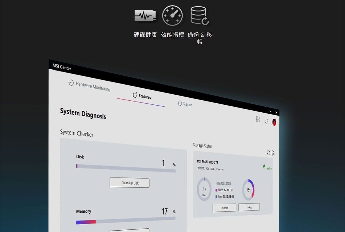 MSI 微星 SPATIUM M570 PRO PCIe 5.0 NVMe M.2 2TB FROZR 固態硬碟,U53380032,MSI微星SPATIUMM570PROPCIe5.0NVMeM.22TBFROZR固態硬碟,原廠保固,大量採購歡迎洽詢,品質保證