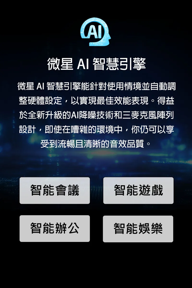 MSI 微星 Stealth A16 AI+ A3HVFG AMD Ryzen™ AI 9 365超高校級處理器 /  RTX4060 GDDR6 8G 頂尖顯示卡 電競筆電