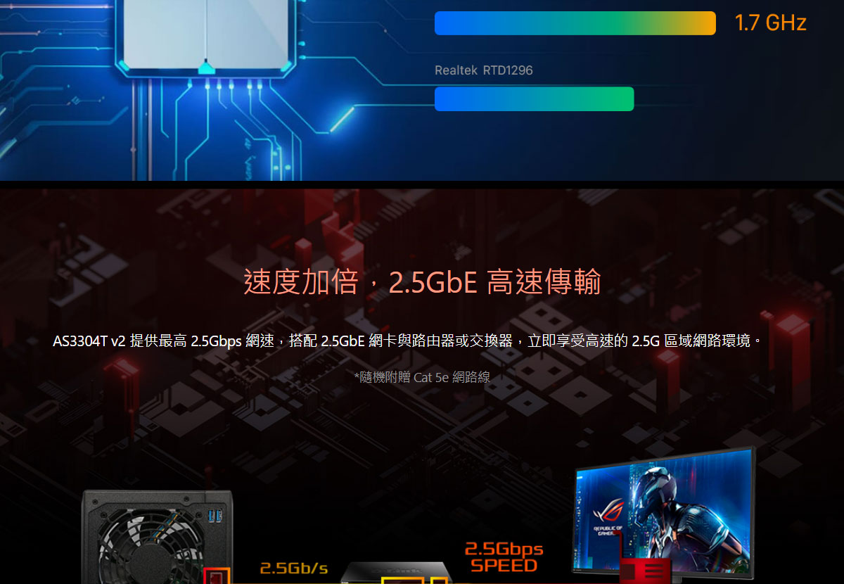 華芸 AS3304T v2 (4Bay/Realtek/2G) 4Bay NAS網路儲存伺服器(AS3304Tv2),U52290023,華芸AS3304Tv2(4Bay/Realtek/2G)4BayNAS網路儲存伺服器(AS3304Tv2),原廠保固,大量採購歡迎洽詢,品質保證