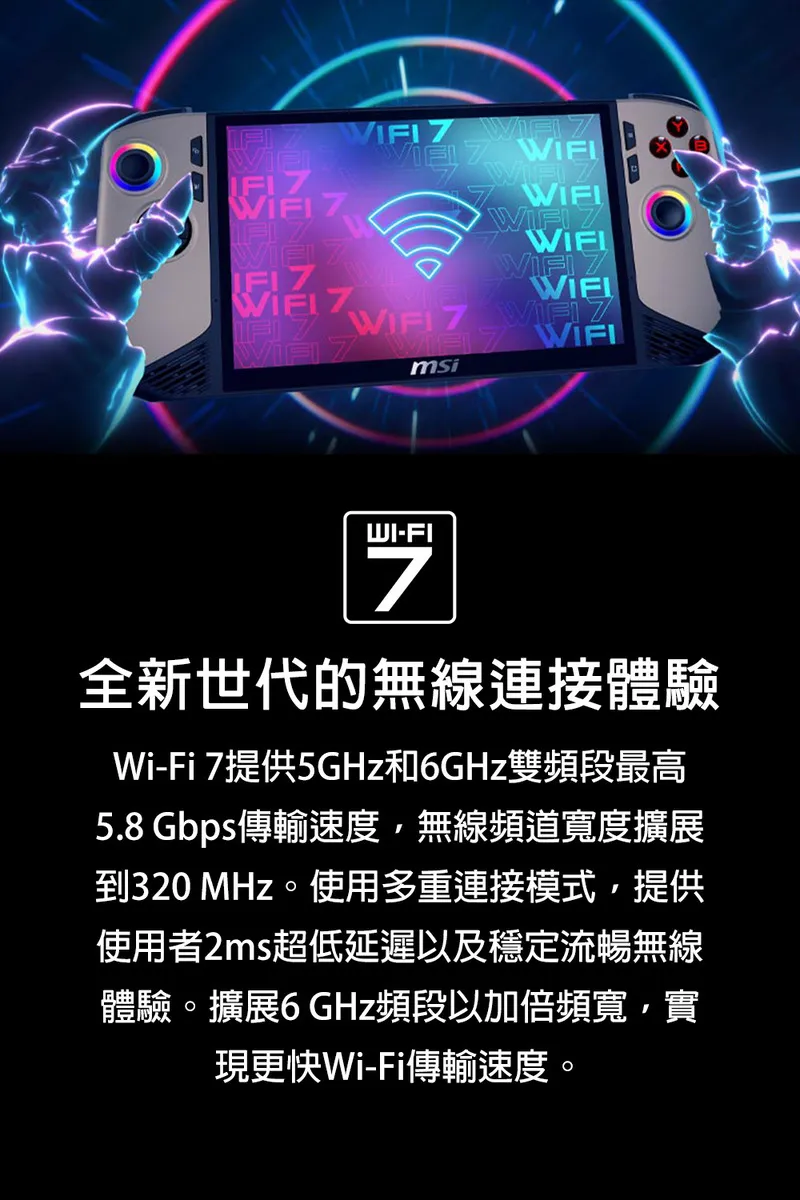 MSI 微星 Claw 8 AI+ A2VM 2025熱銷電競掌機