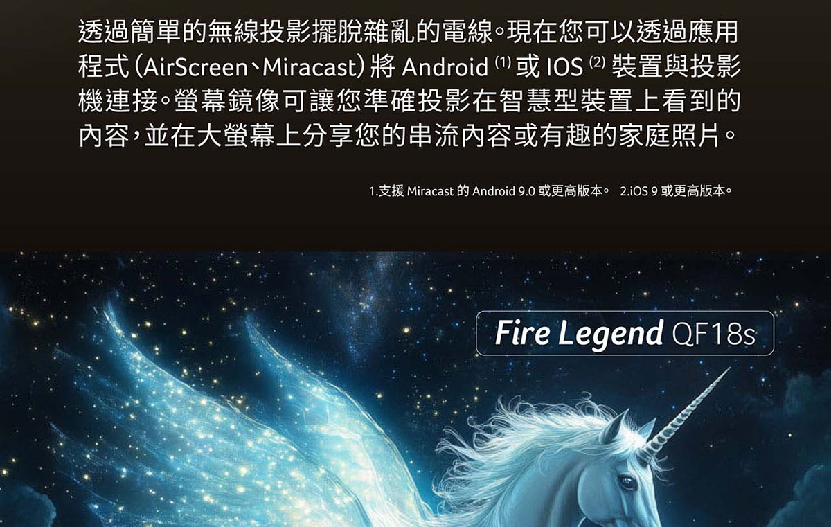 ACER Aopen QF18s 1080P 投影機 800ANSI ( MR.JXS11.002 ) 1080p FHD(1920x1080)/800流,U52390045,ACERAopenQF18s1080P投影機800ANSI(MR.JXS11.002)1080pFHD(1920x1080)/800流,原廠保固,大量採購歡迎洽詢,品質保證