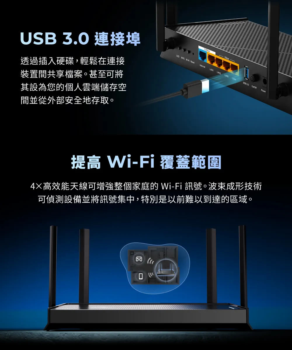 TP-Link Archer BE230 BE3600 雙頻 Wi-Fi 7 路由器