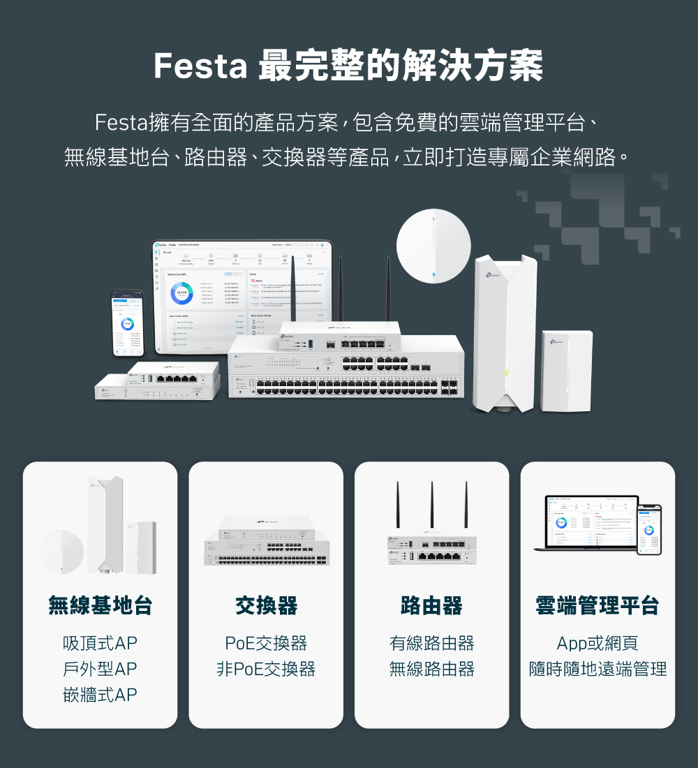 TP-Link Festa FS328GP 28 埠 Gigabit 智慧型交換器 (含 24 埠 PoE+)