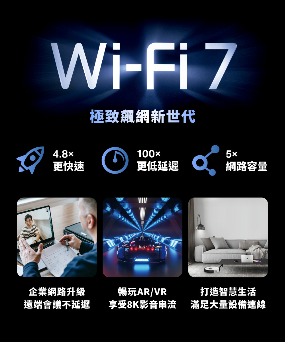 TP-Link Archer BE900 BE24000四頻Wi-Fi 7路由器