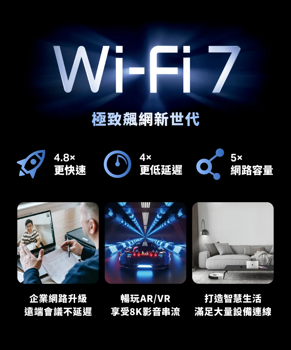 TP-Link Archer BE400 BE6500 雙頻 Wi-Fi 7 路由器