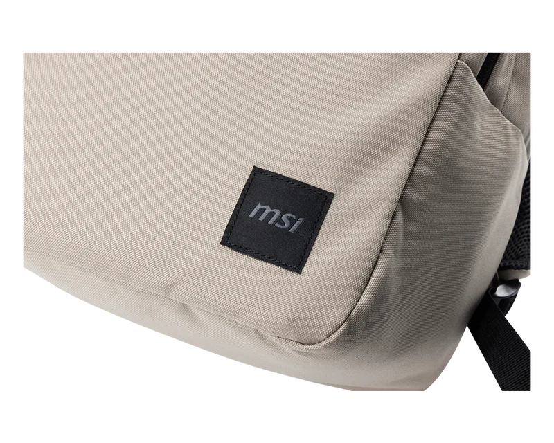MSI 微星 Venture 多功能極簡後背包｜VENTURE筆電專用 / 防潑水 / 多層收納隔間