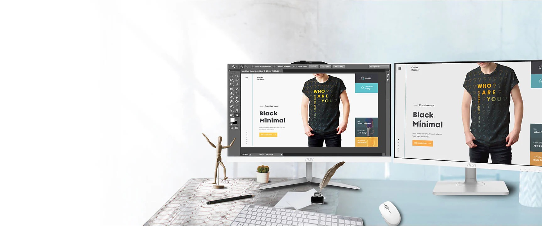 MSI 微星 Modern AM242 12M 商用 AIO｜Intel Core i5｜54G RAM｜512G SSD｜Win11 專業版｜23.8吋 FHD