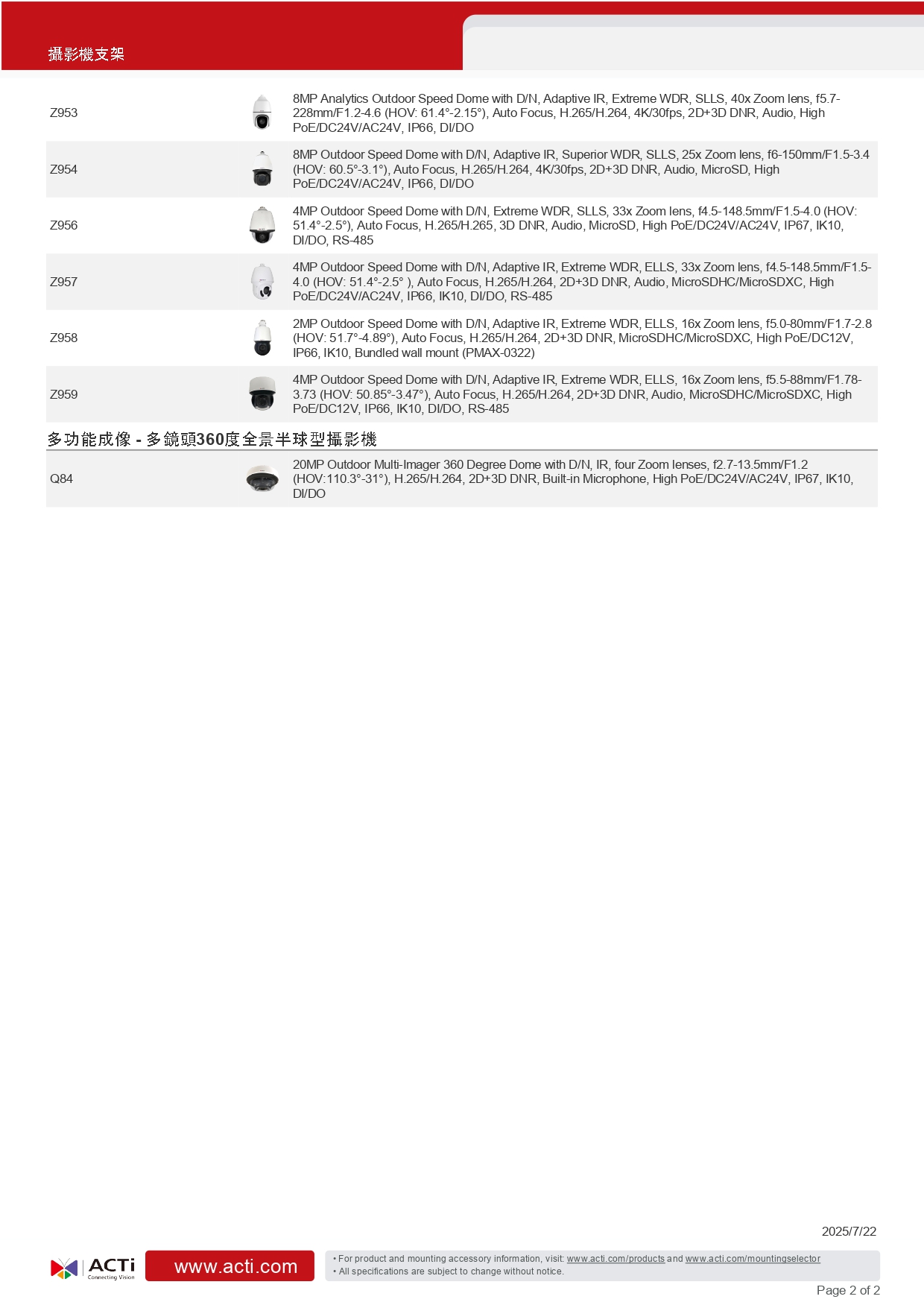 ACTi 建騰創達科技 監控攝影機支架PMAX-0513,實際價格以報價為主,U52190004,ACTi建騰創達科技監控攝影機支架PMAX-0513,原廠保固,大量採購歡迎洽詢
