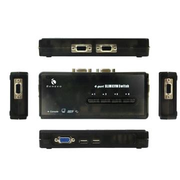 BENEVO UltraKVM桌上型 4埠USB VGA KVM多電腦切換器 ( BKVM104U ),U52520026,BENEVOUltraKVM桌上型4埠USBVGAKVM多電腦切換器(BKVM104U),原廠保固,大量採購歡迎洽詢,品質保證