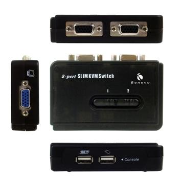 BENEVO 桌上型2埠USB VGA多電腦切換器 ( BKVM102U ),U52520030,BENEVO桌上型2埠USBVGA多電腦切換器(BKVM102U),原廠保固,大量採購歡迎洽詢,品質保證