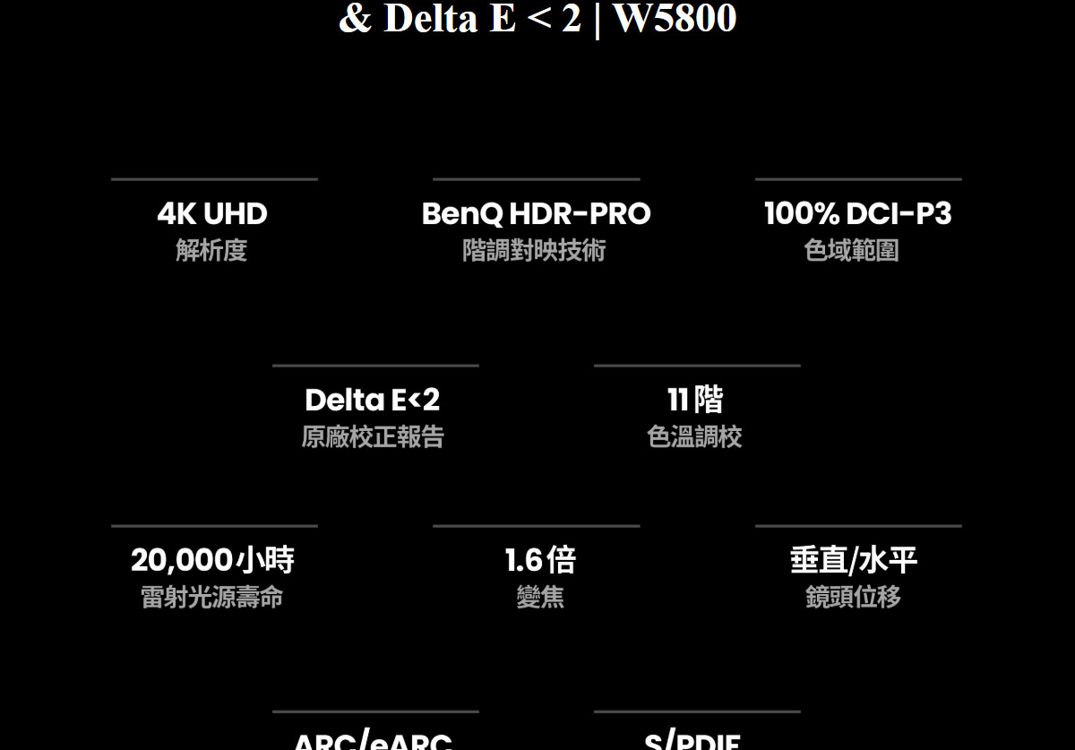 BENQ W5800 4K雷射投影機2600AN,U52520071,BENQW58004K雷射投影機2600AN,原廠保固,大量採購歡迎洽詢,品質保證