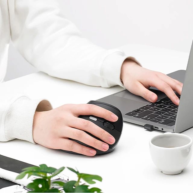 rapoo 雷柏 EV250人體工學無線靜音垂直滑鼠,U52540038,rapoo雷柏EV250人體工學無線靜音垂直滑鼠,原廠保固,大量採購歡迎洽詢,品質保證