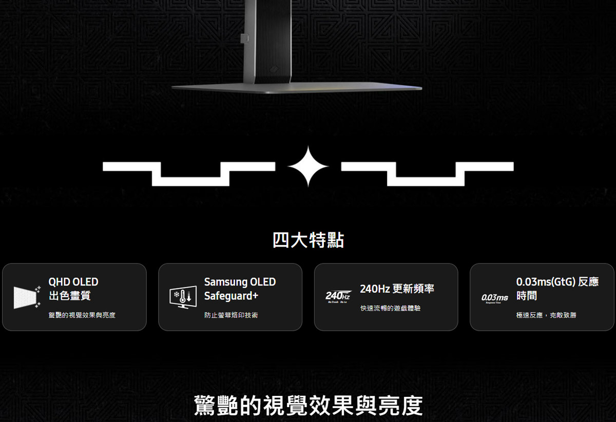 Samsung 27吋 Odyssey OLED G6 平面電競顯示器 G61SD ( LS27DG612SCXZW ),實際價格以報價為主,U52800021,Samsung27吋OdysseyOLEDG6平面電競顯示器G61SD(LS27DG612SCXZW),原廠保固,大量採購歡迎洽詢