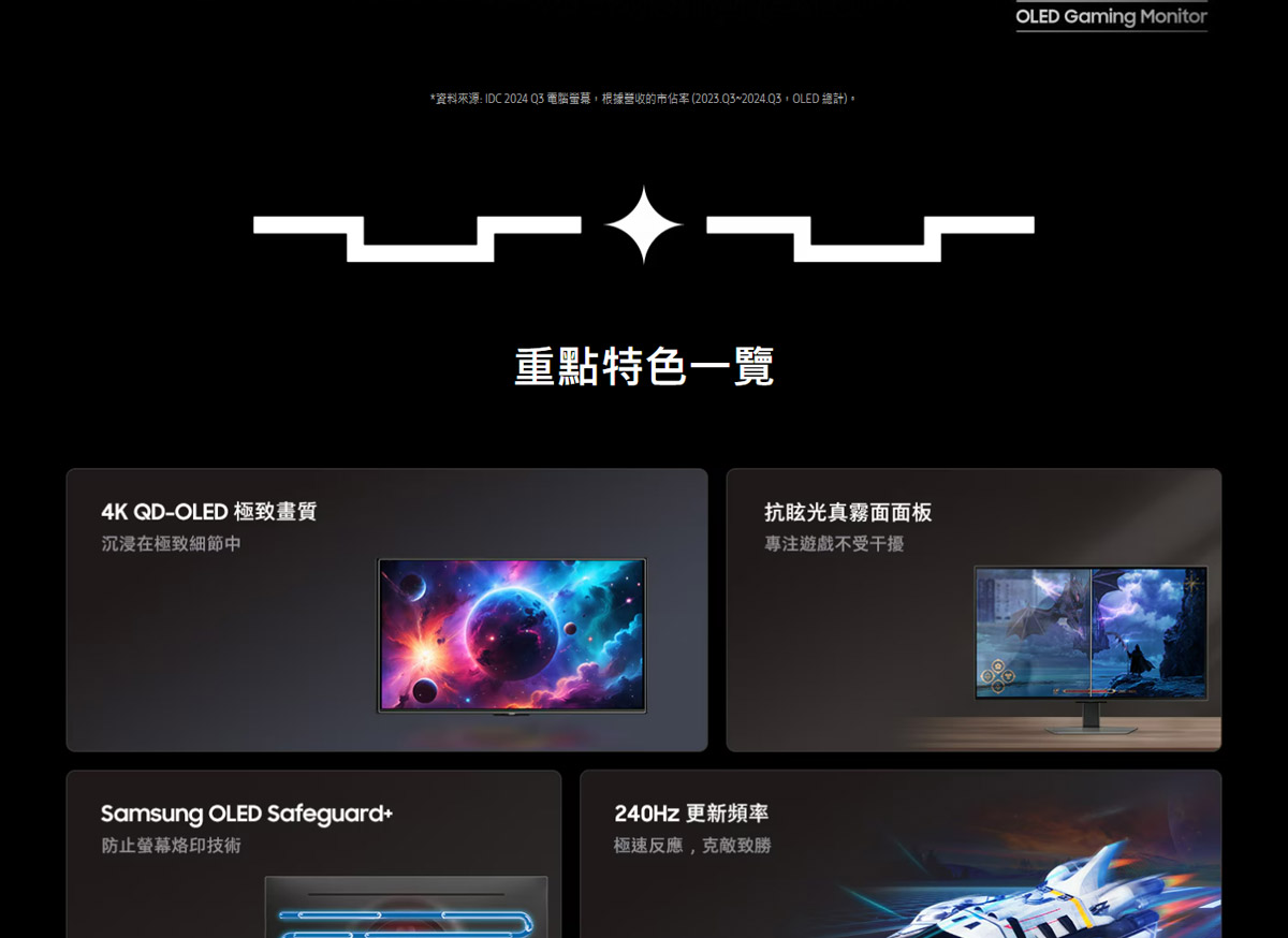 Samsung 32" Odyssey OLED G8 G81SF UHD 240Hz Gaming Monitor ( LS32FG812SCXZW ),實際價格以報價為主,U52800031,Samsung32"OdysseyOLEDG8G81SFUHD240HzGamingMonitor(LS32FG812SCXZW),原廠保固,大量採購歡迎洽詢