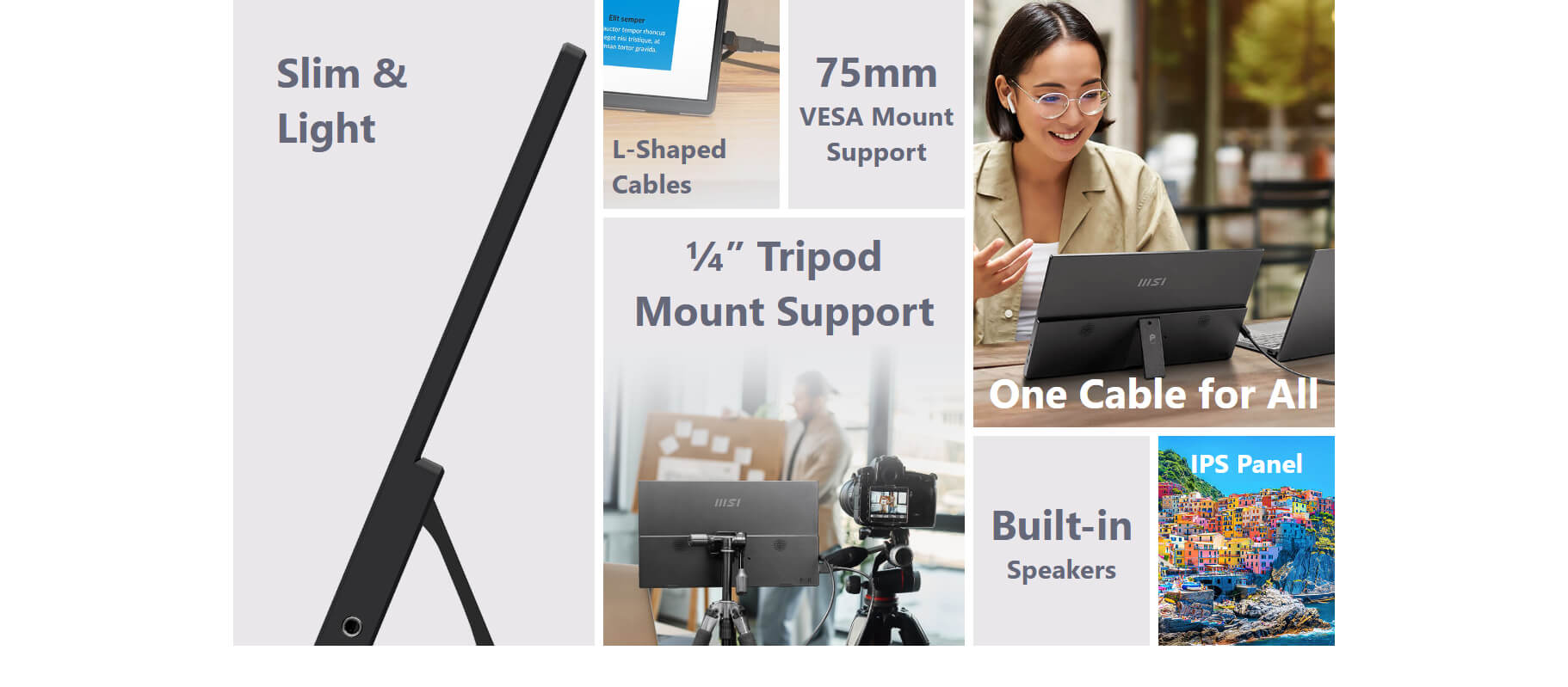 MSI PRO MP165 E6 攜帶型螢幕,U52890061,MSIPROMP165E6攜帶型螢幕,原廠保固,大量採購歡迎洽詢,安心保證