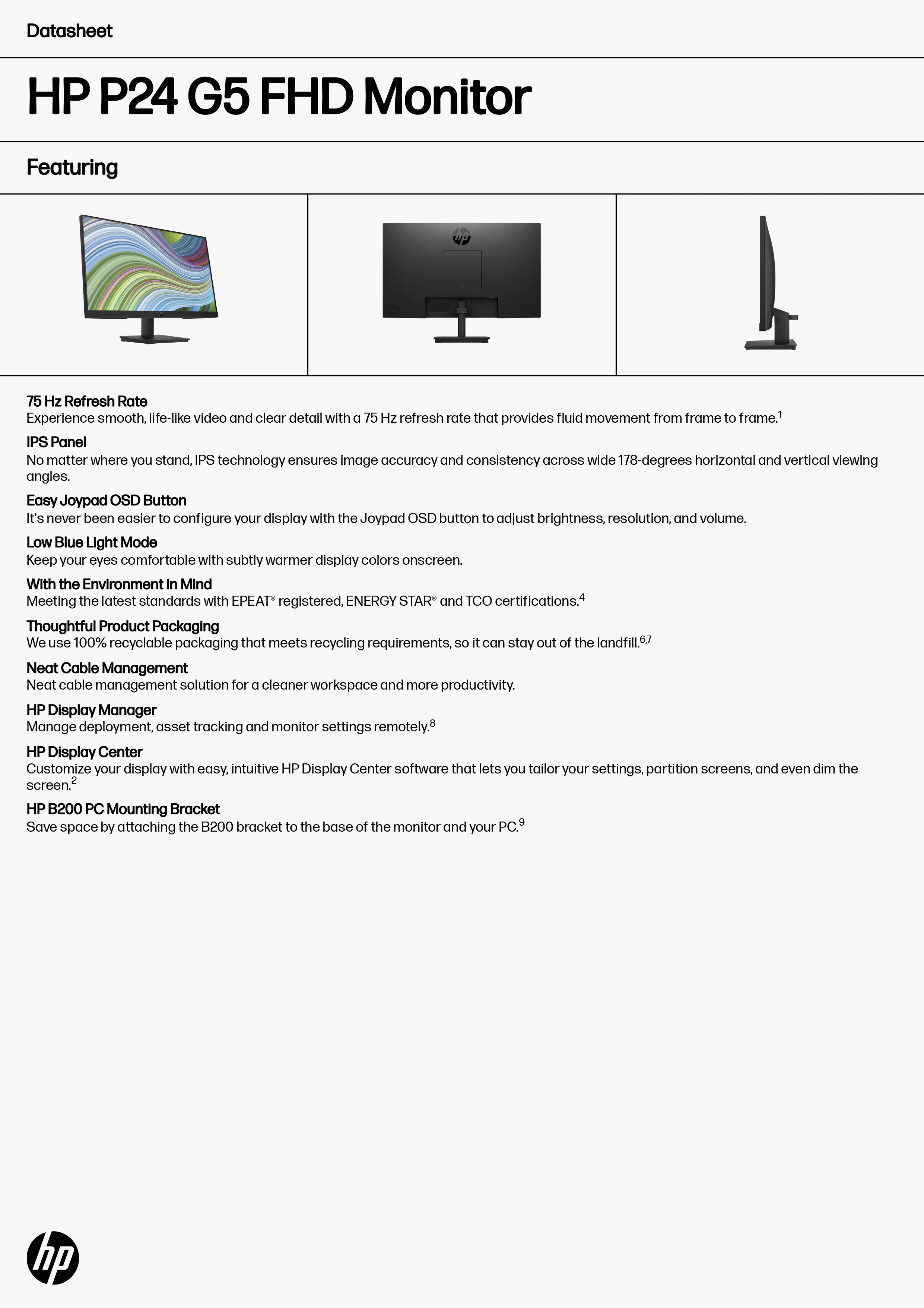 HP 惠普 P24 G5 FHD 顯示器 (64X66AA),實際價格以報價為主,64X66AA,HP惠普P24G5FHD顯示器(64X66AA),原廠保固,大量採購歡迎洽詢