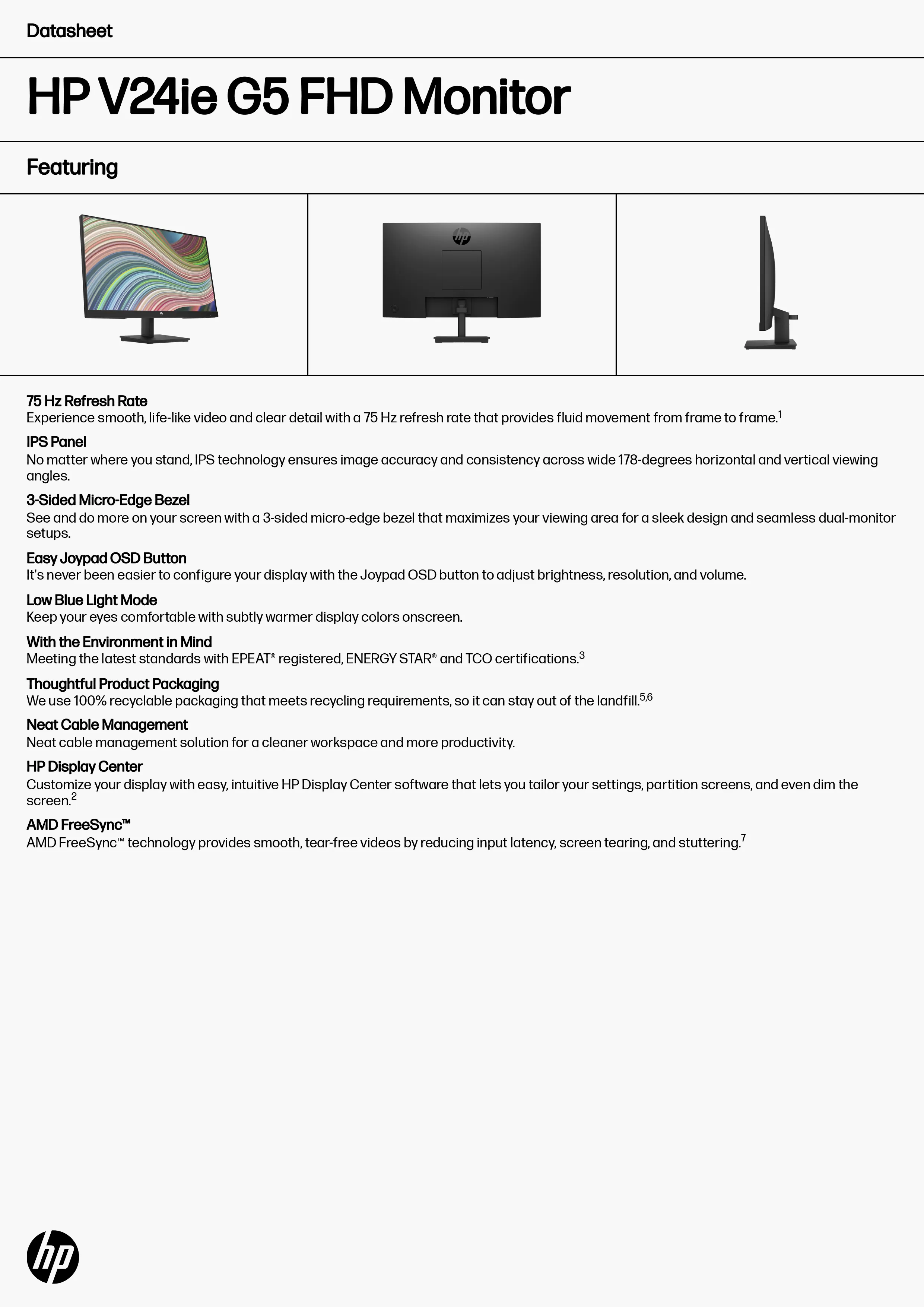 HP 惠普 V24ie G5 FHD 顯示器 (6D8H1AA),實際價格以報價為主,6D8H1AA,HP惠普V24ieG5FHD顯示器(6D8H1AA),原廠保固,大量採購歡迎洽詢
