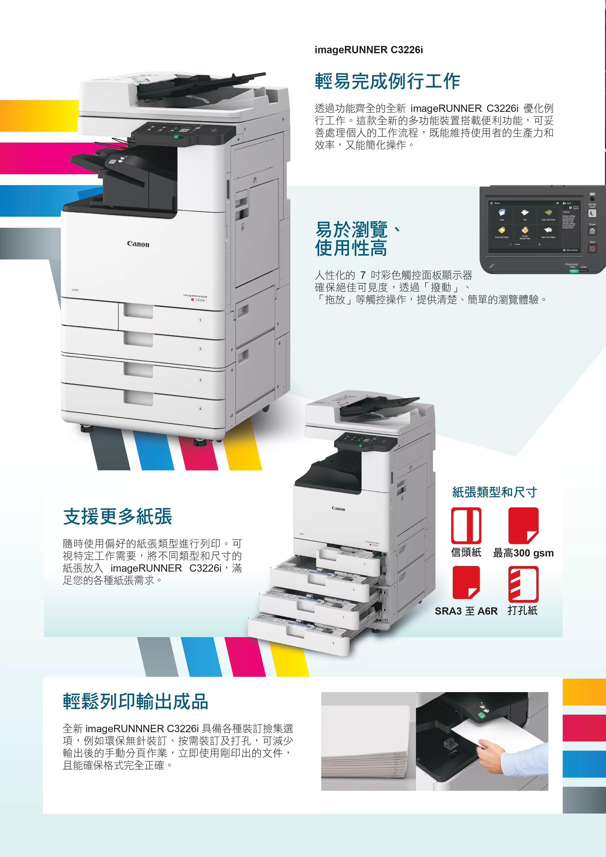 Canon 佳能 imageRUNNER C3226i A3彩色雷射複合機