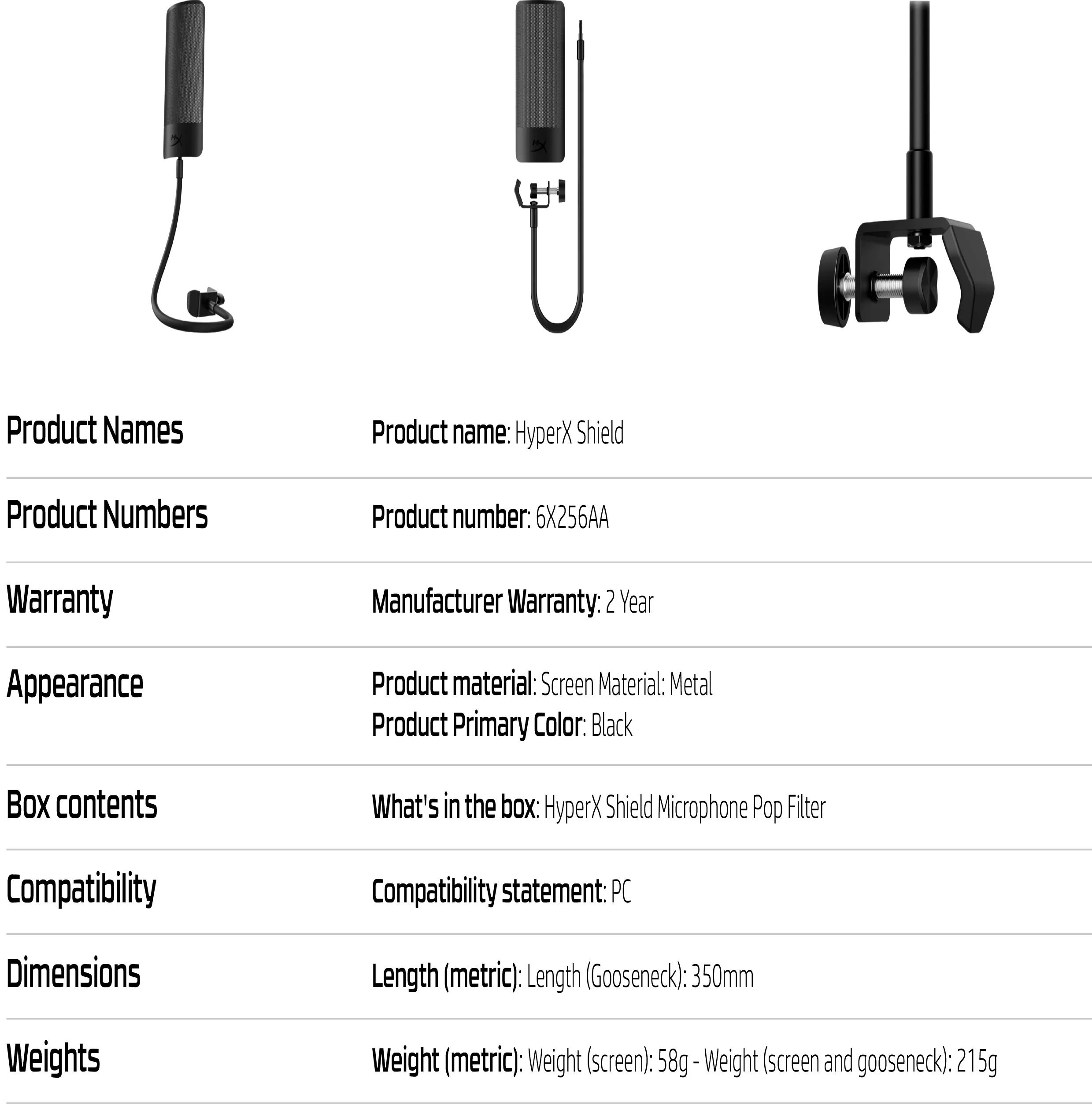 HyperX 防噴罩 - 金屬