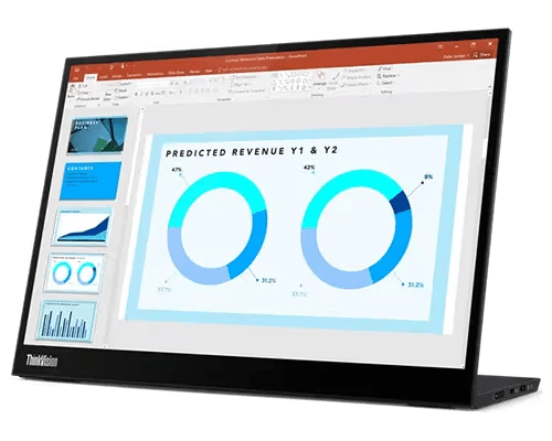 Lenovo 聯想 ThinkVison M14d 14吋 工作用螢幕顯示器