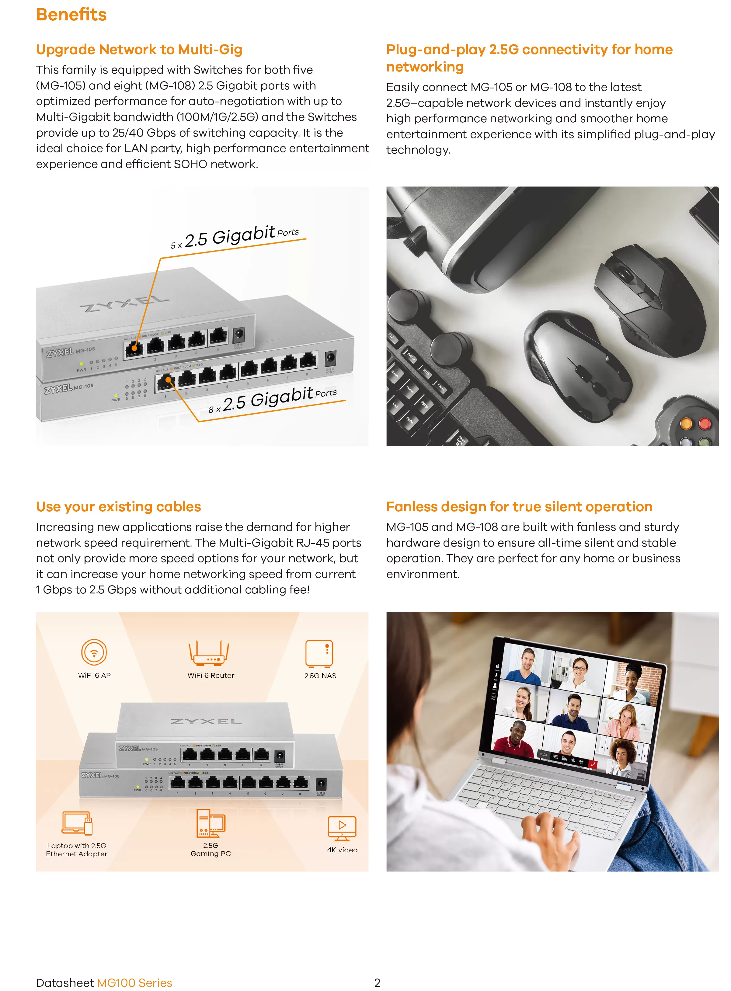 Zyxel 兆勤 MG108 系列 8埠2.5GbE無網管交換器,實際價格以報價為主,MG108,Zyxel兆勤MG108系列8埠2.5GbE無網管交換器,原廠保固,大量採購歡迎洽詢