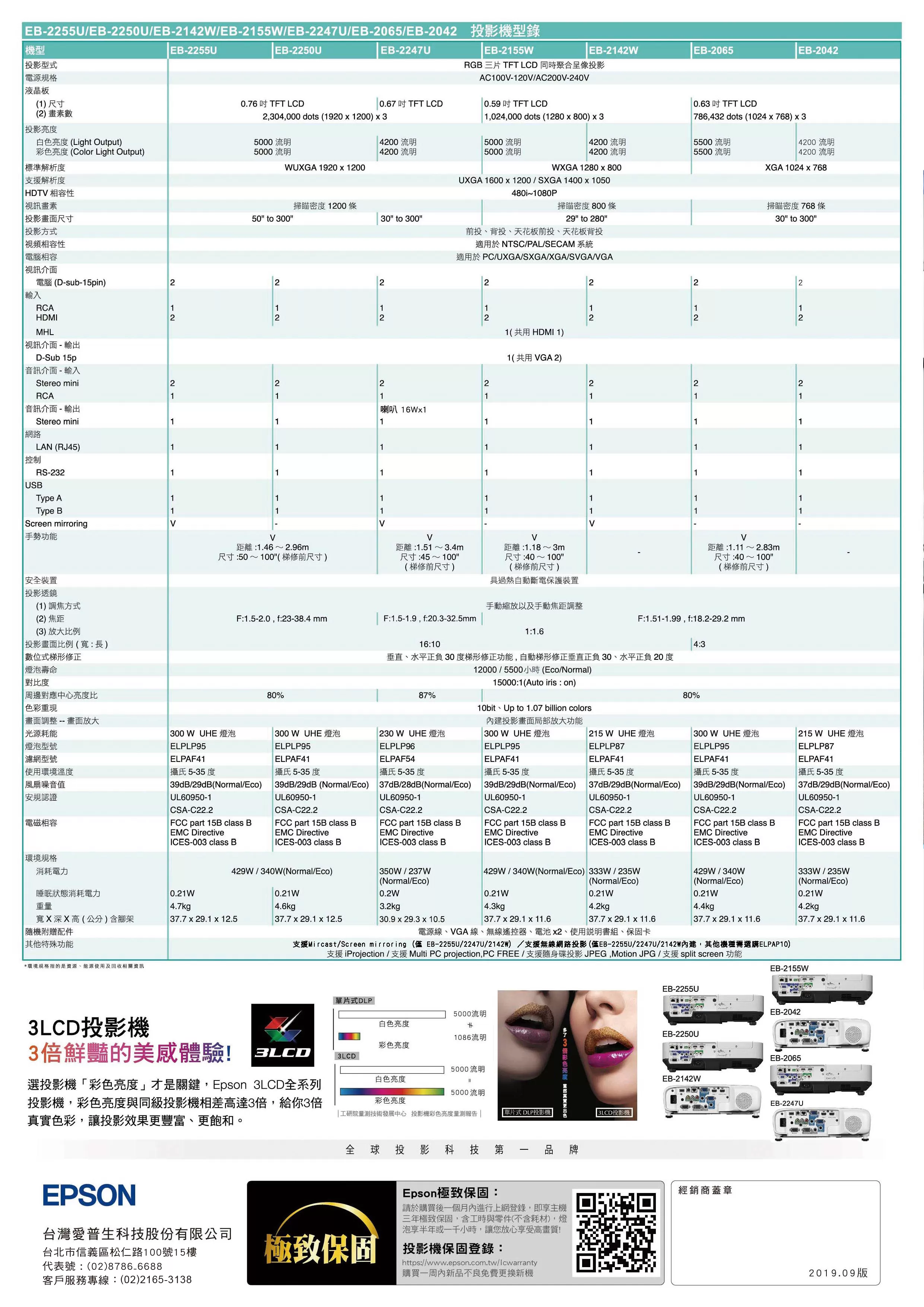 Epson 愛普生 EB-2065 商務專業投影機