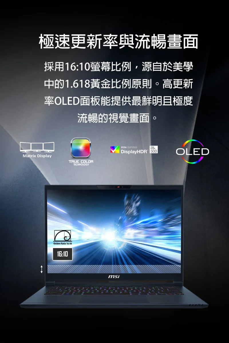 MSI 微星 Stealth 14 AI Studio A1VEG 白色 Ultra7神速處理器 / RTX4050 GDDR6 6G頂級顯示卡 電競筆電
