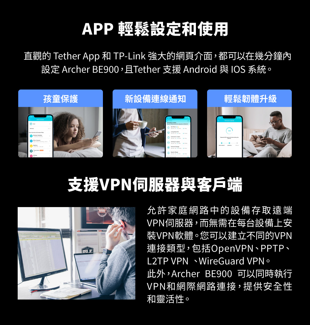 TP-Link Archer BE900 BE24000四頻Wi-Fi 7路由器