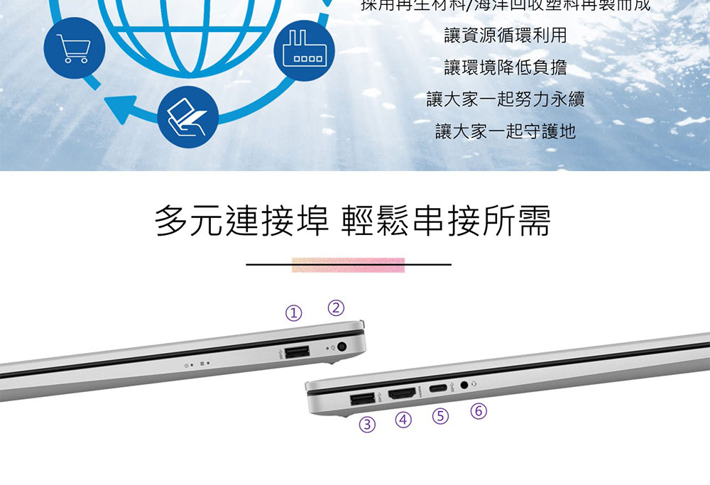 HP 17-cn3042TU星河銀 ( BH4K7PA )輕薄效能筆電