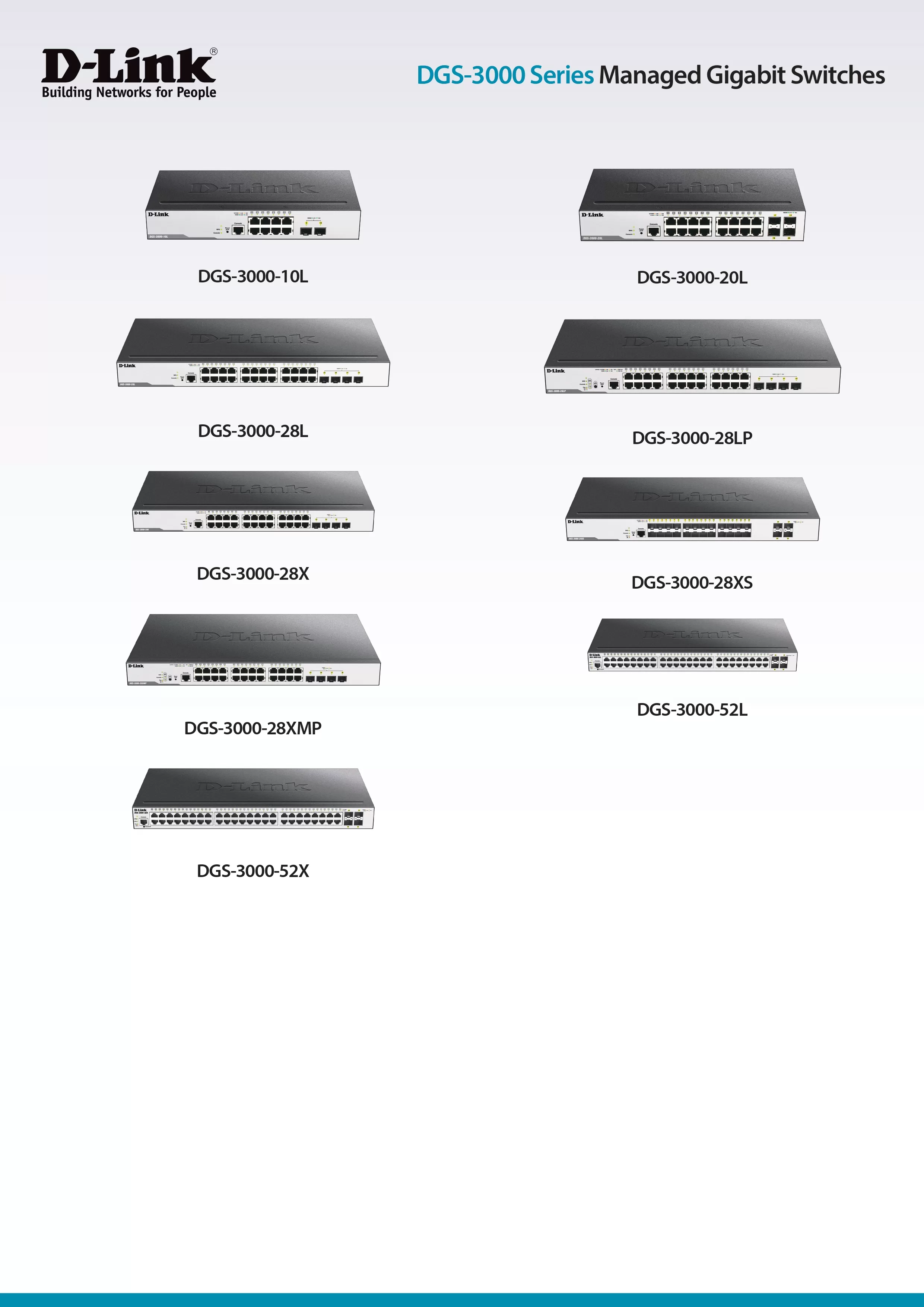 D-Link 友訊 DGS-3000-28X Layer 2 Managed 28埠網路交換器