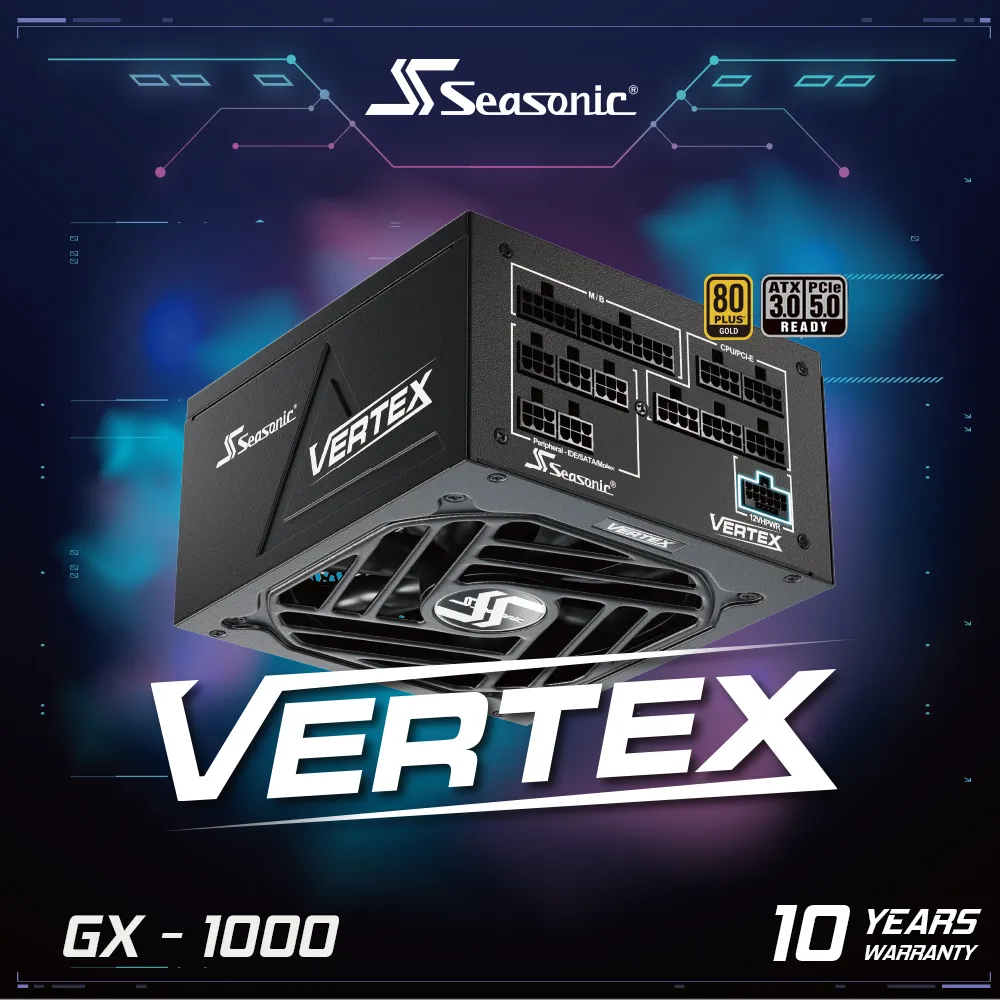 SeaSonic 海韻 Prime GX-1000 1000W 全模組 金牌 電源供應器