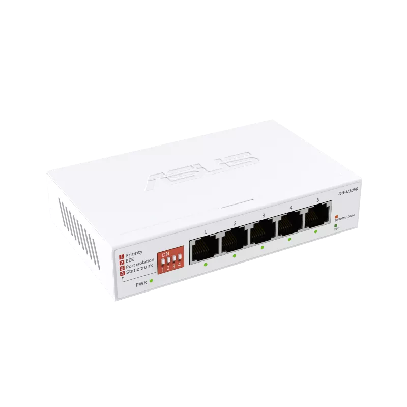 ASUS 華碩 QG-U1050, 5埠 2.5G 無網管交換器(QG-U1050)升級版 2.5G 埠/支援四大智慧功能,U52260037,ASUS華碩QG-U1050,5埠2.5G無網管交換器(QG-U1050)升級版2.5G埠/支援四大智慧功能,原廠保固,大量採購歡迎洽詢