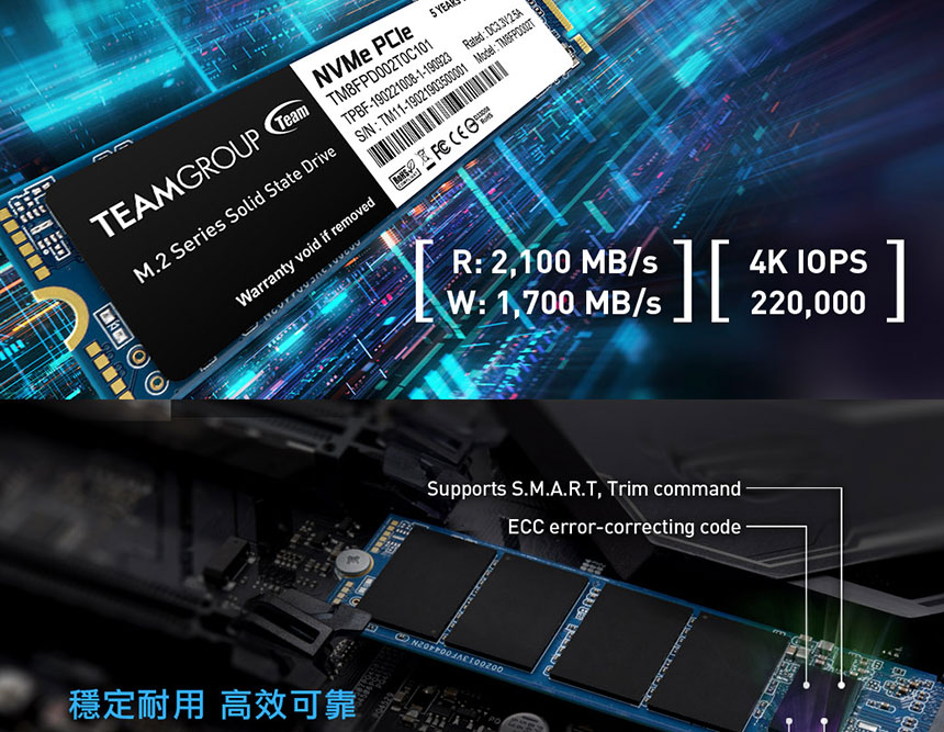 TEAM十銓 MP33 PRO 1TB M.2 PCIe SSD ( TM8FPD001T0C101 )內接固態式硬碟,U52390027,TEAM十銓MP33PRO1TBM.2PCIeSSD(TM8FPD001T0C101)內接固態式硬碟,原廠保固,大量採購歡迎洽詢,品質保證