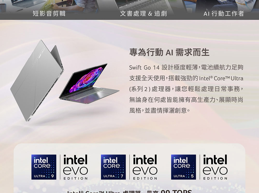 ACER Swift Go系列:SFG14-74-97UR(銀) ( UN.JF8TA.003 )纖薄美型筆電/鋁合金機身,U52390042,ACERSwiftGo系列:SFG14-74-97UR(銀)(UN.JF8TA.003)纖薄美型筆電/鋁合金機身,原廠保固,大量採購歡迎洽詢,品質保證