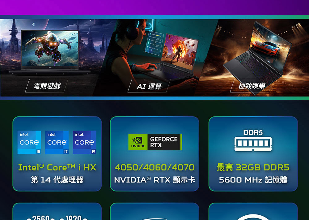 ACER Predator Helios Neo系列:PHN16-72-93J4(黑) 電競筆記型電腦( UN.QNNTA.009 )