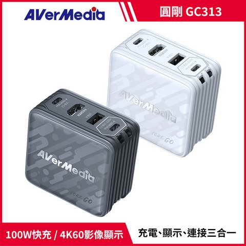 AVERMEDIA 圓剛 CORE GO GC313影像傳輸充電器 ( GC313/40AAGC313AWN ),U52500052,AVERMEDIA圓剛COREGOGC313影像傳輸充電器(GC313/40AAGC313AWN),原廠保固,大量採購歡迎洽詢,品質保證
