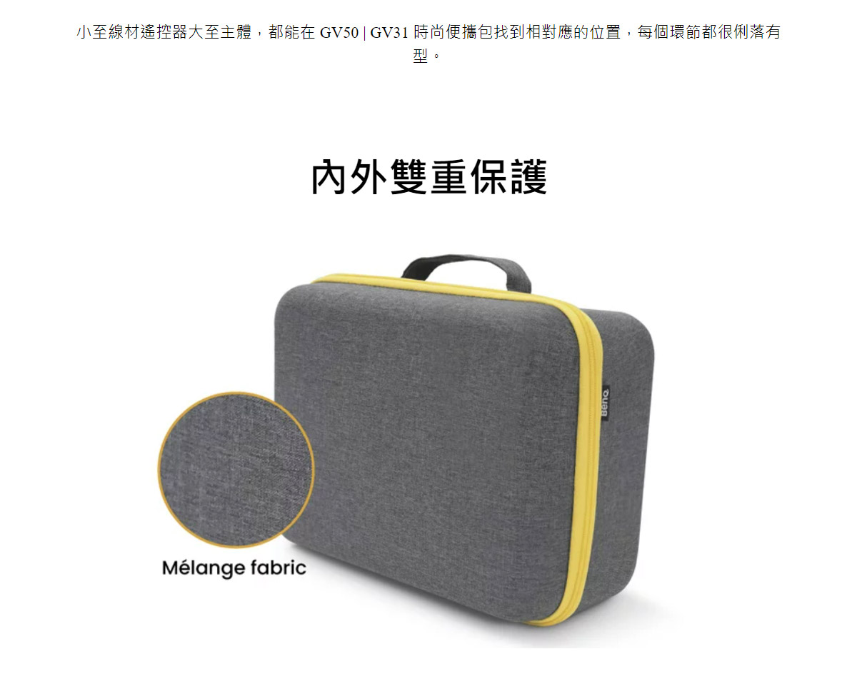 BENQ GV31/GV50特仕便攜包 ( 5J.JSR09.001 ),U52520075,BENQGV31/GV50特仕便攜包(5J.JSR09.001),原廠保固,大量採購歡迎洽詢,品質保證