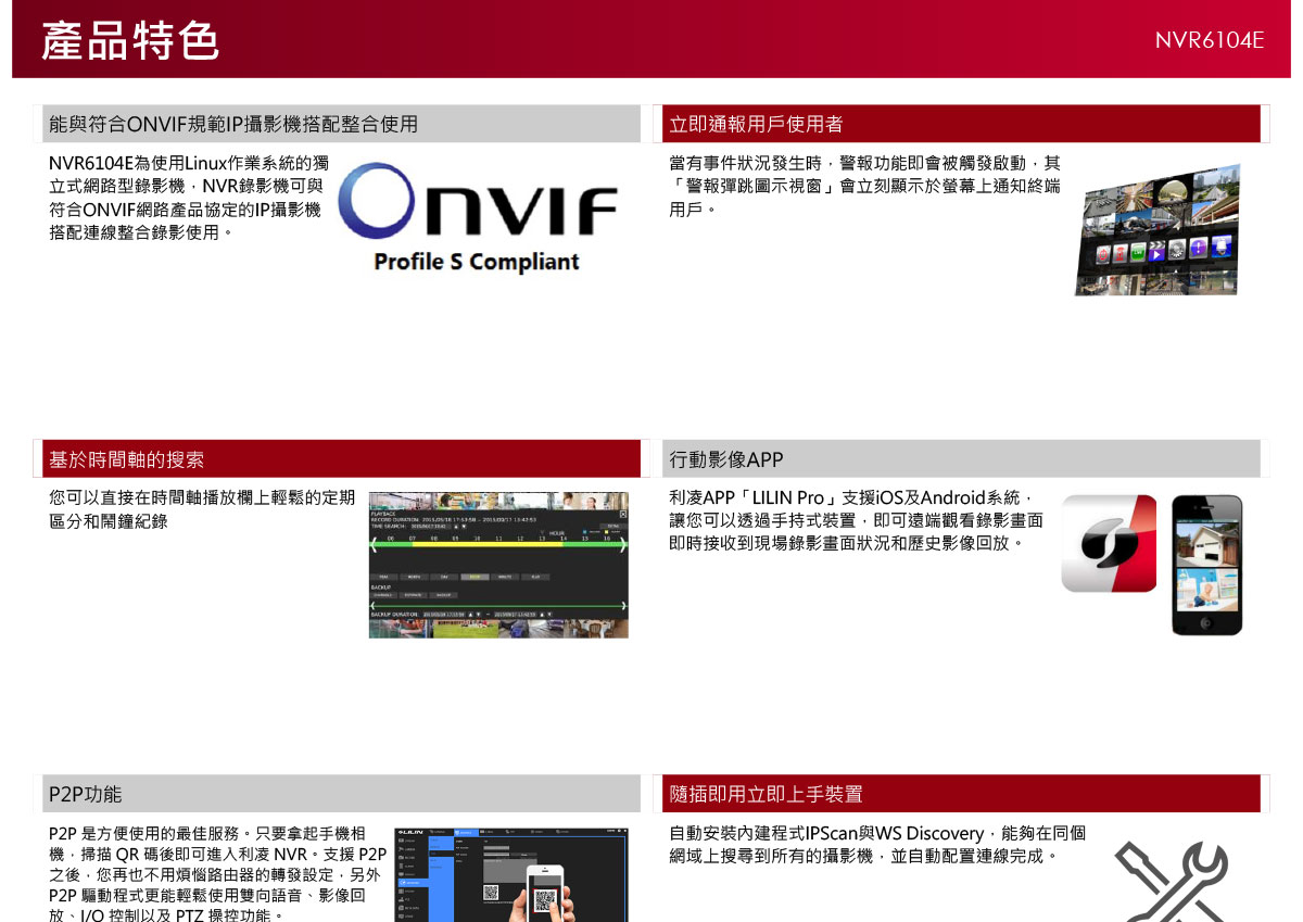 LILIN NVR6104E 4路PoE錄影主機,U52680053,LILINNVR6104E4路PoE錄影主機,原廠保固,大量採購歡迎洽詢,品質保證