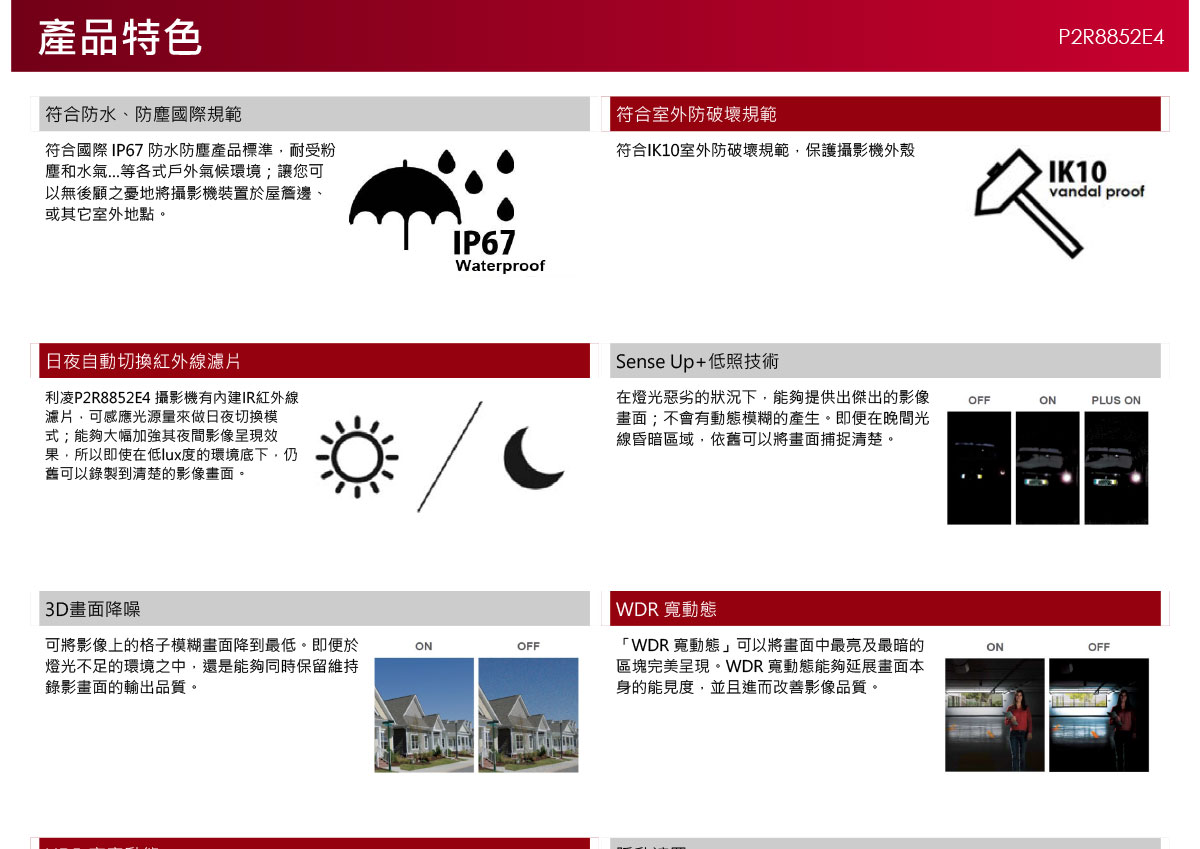 LILIN P2R8852E4槍型網路攝影機,U52680054,LILINP2R8852E4槍型網路攝影機,原廠保固,大量採購歡迎洽詢,品質保證