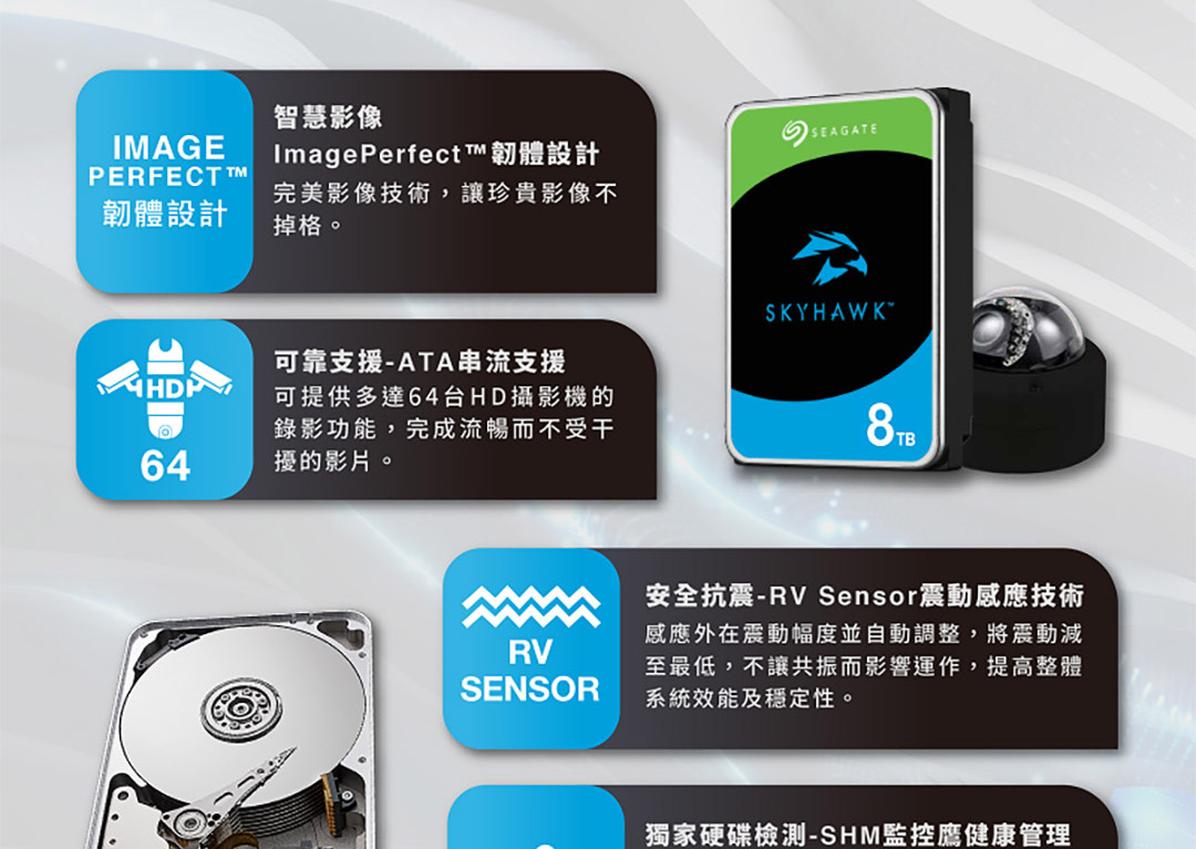 Seagate ST4000VX016 監控硬碟 彩盒 3年保