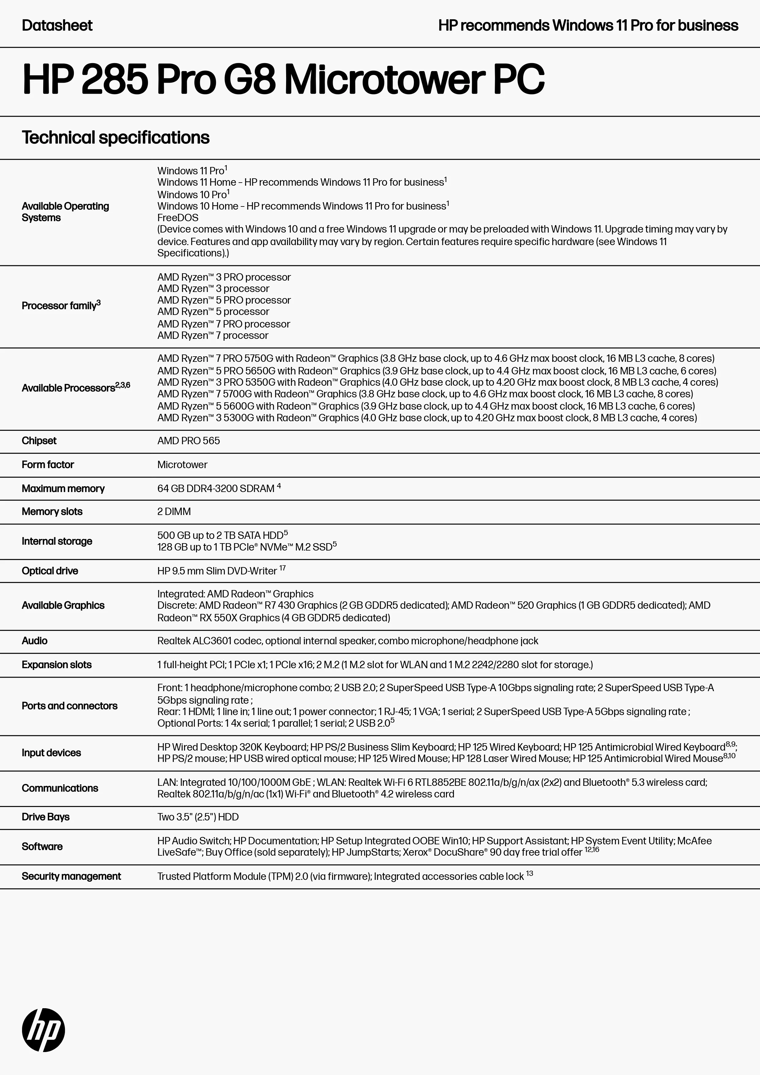 HP 惠普 ProDesk 285 G8 微型直立式電腦套件 (878L2PA),878L2PA,HP惠普ProDesk285G8微型直立式電腦套件(878L2PA),原廠保固,大量採購歡迎洽詢,商品特色