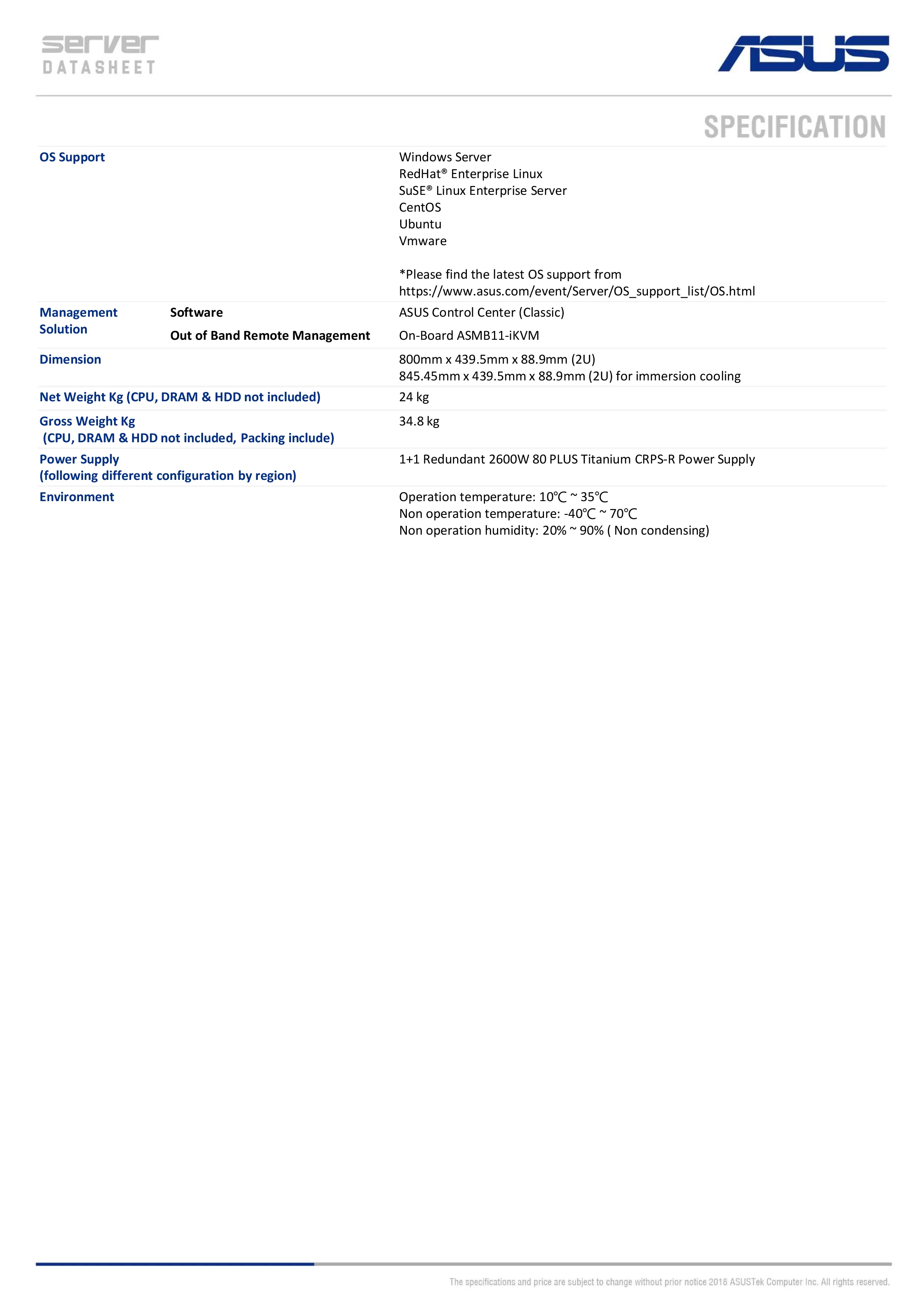 ASUS 華碩 ESC4000A-E12 伺服器